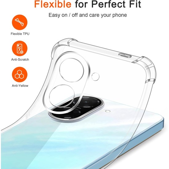 Husa Anti soc, transparenta compatibila cu XIAOMI Redmi A5 Husa Anti soc, transparenta compatibila cu XIAOMI Redmi A5